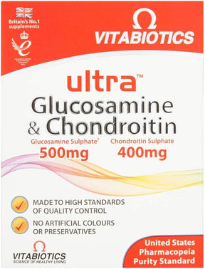 Vitabiotics Ultra Glucosamine and Chondroitin - 60 Tablets