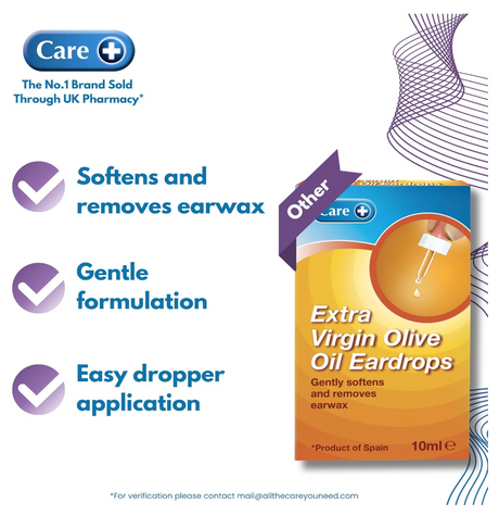 Care Extra Virgin Olive Oil Ear Drops 10ml