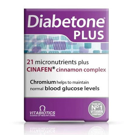 VITABIOTICS Diabetone Plus Micronutrients Tablets Plus Cinafen 84 Tablets
