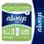 Always Ultra Normal Sanitary Towels Pads Size