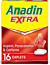 Anadin extra aspirin paracetamol &caffeine 12s