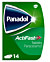 panadol actifast  tablets 14s