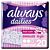 20 Always Dailies Fresh Scent Singles To Go Panty Liners - Normal, Comfortable