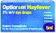 Opticrom hayfever eye drops 2% w/v 5ml