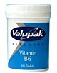 Valupak Vitamin B6 Tablets - Pack of 60