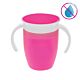 Munchkin Miracle 360 Degree Trainer Cup, 7 oz/207 ml, Pink