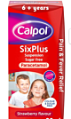 Calpol SixPlus Sugar free 6+ Suspension, Strawberry Flavour, 100 ml 