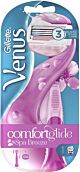Gillette Venus Comfort Glide Spa Breeze 2-in-1 Women's Razorwith Shaving Gel Bars