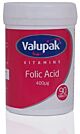 Valupak Vitamins Supplements Folic Acid 400mcg 90 Tablets