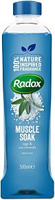 Radox Muscle Soak Bath Soak with Sage & Sea Minerals, 500ml
